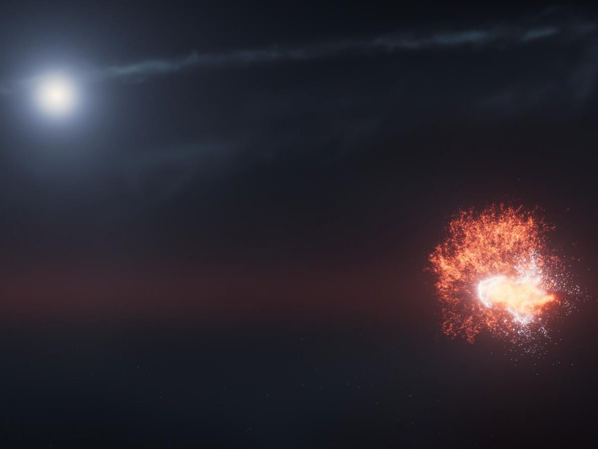 Astronomii observa o noua coliziune protoplanetara in jurul stelei Fomalhaut