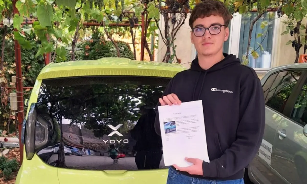 Un elev din Turda a câștigat un cabriolet la tombolă - ce a învățat?